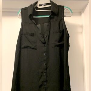 Sleeveless Blouse - Selling both black and white one